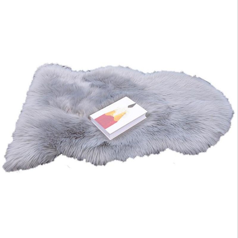 Fancy Plush Area Teppich Vollfarbener Polyester Teppich Easy Care Teppich für Wohnkultur