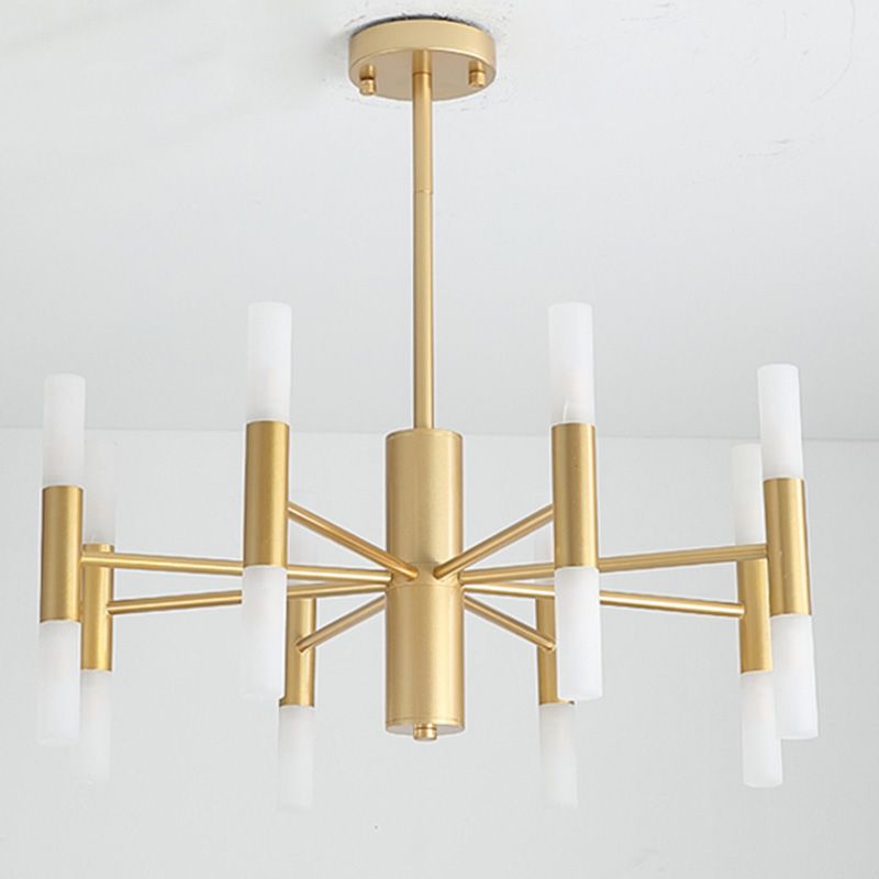 Postmoderne Chandelier Gol Suspension Pendentif Light pour le salon chambre à manger chambre
