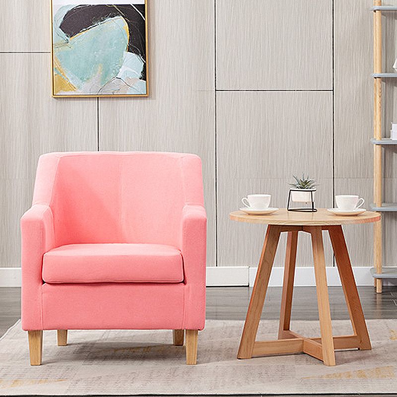 Synthetic Arm Chair 27.55" L x 24.40" W x 31.49" H Accent Armchair for Living Room