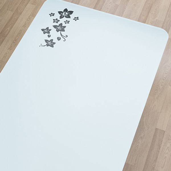 Metal Modern Rectangle Dining Table Glass Top Table for Dining Room and Kitchen