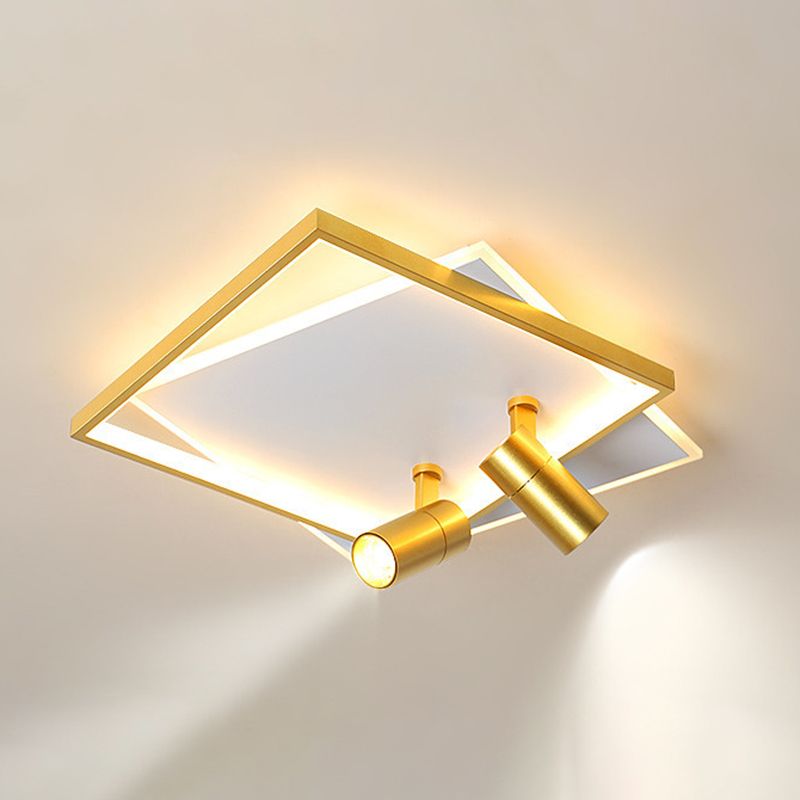Moderne LED-plafondlamp met inbouwverlichting voor kledingwinkelwoonkamer