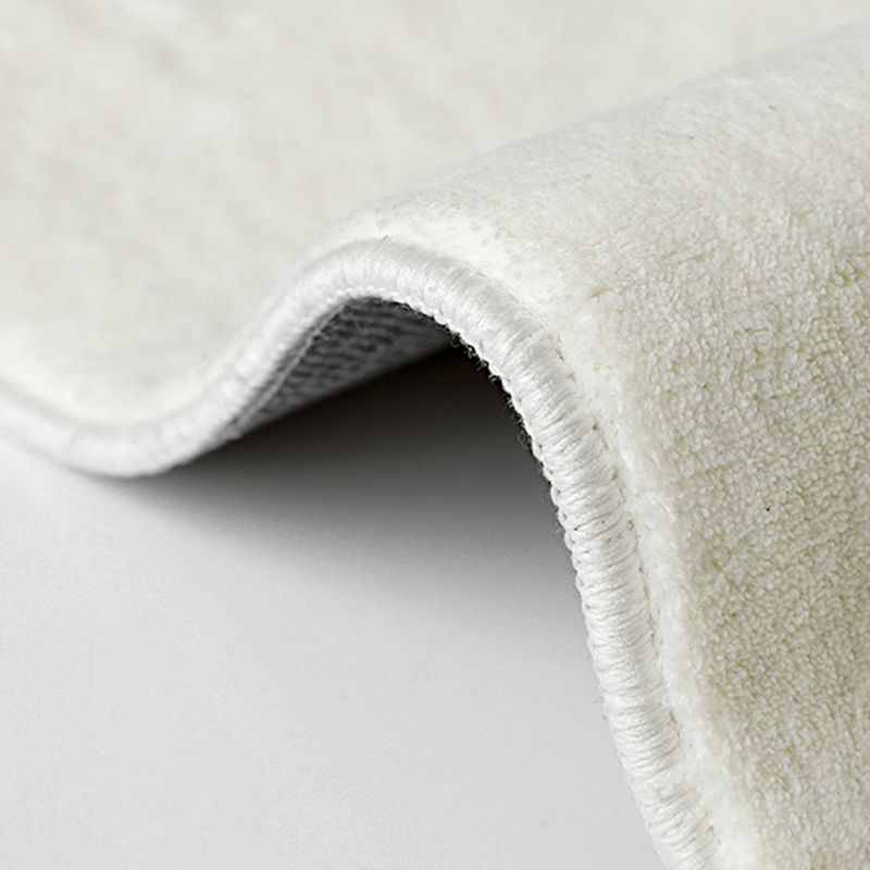 Modern Abstract Print Area Tapijt Wit Polyester Area Tapijt Non-slip achterste Tapijt voor thuisdecoratie