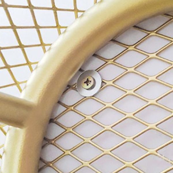 Glam Metal Bookshelf Closed Back with Shelves Bookcase Vertical