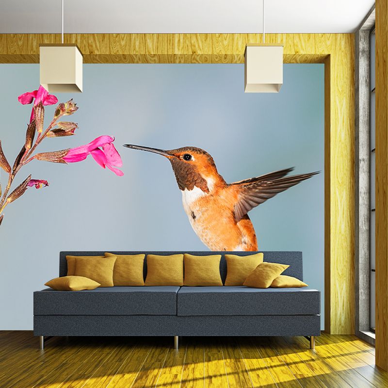 Photography Environment Friendly Mural Wallpaper Birds Bedroom Wall Mural