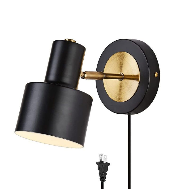 Post Modern Industrial Bath Sconce 1 - Light Adjustable Bathroom Vanity Lighting