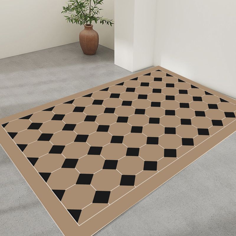 Modern Harlequin Pattern Carpet Polyester Rug Stain Resistant Area Carpet for Home Decoration