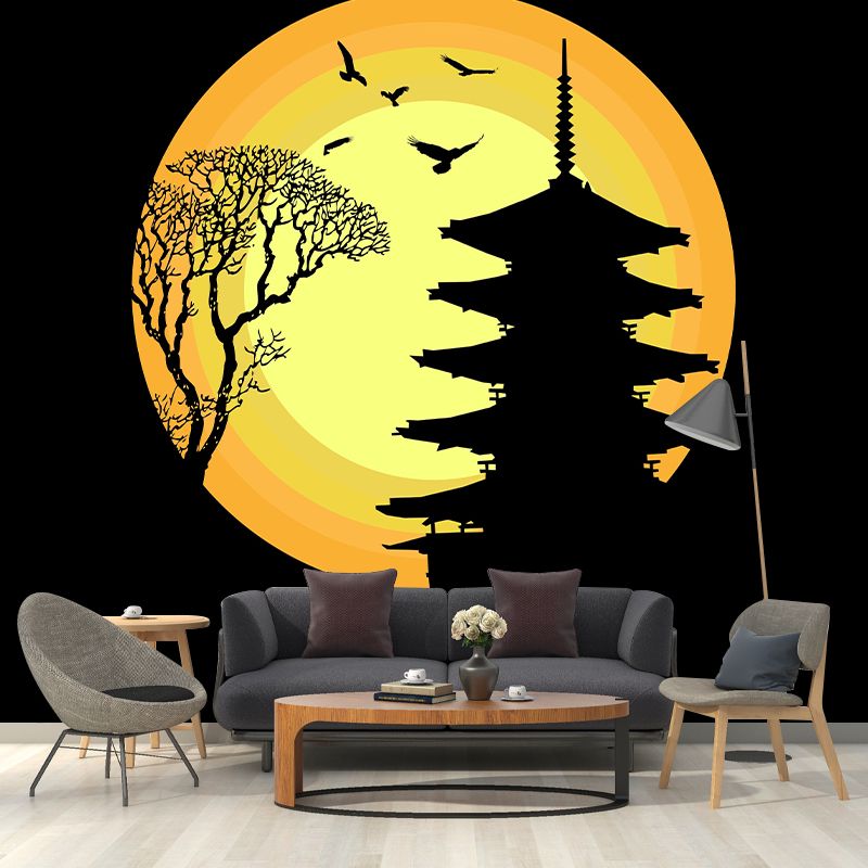 Environmental Landscape Illustration Wall Mural Wallpaper Bedroom Wall Mural