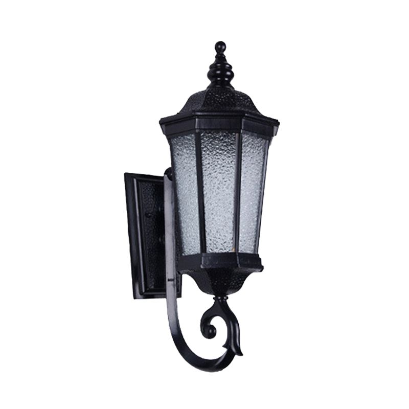 Accoglienza con lampada da parete in vetro nero con applique a parete verum a 1 luce