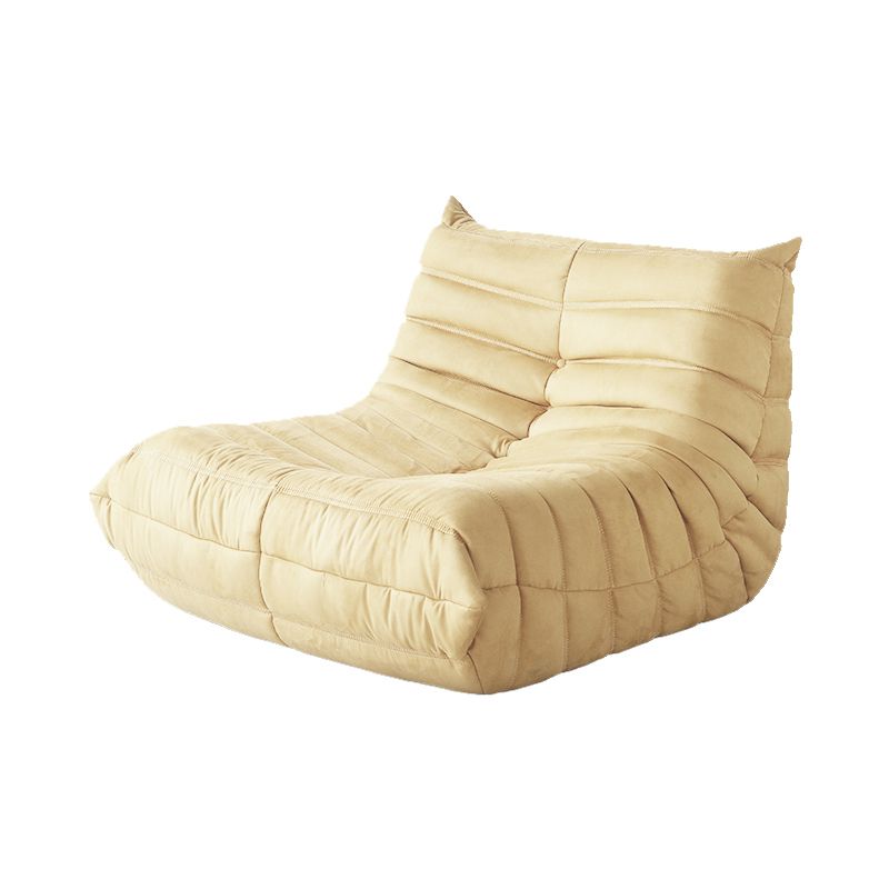 Tight Back Armless Chair Microfiber/ Suede Wear-Resistant Accent Chair