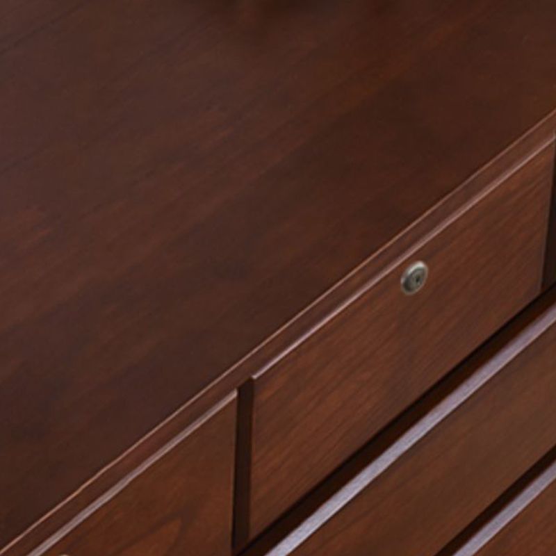 Contemporary Storage Chest Wood Storage Chest Dresser 15.7" W