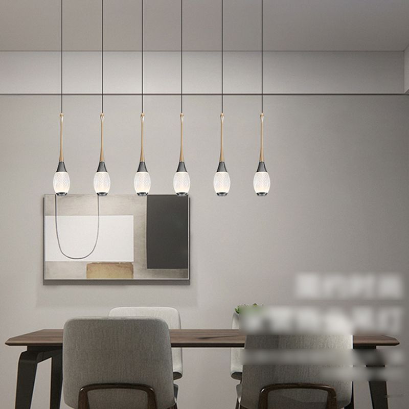 Unique Shape Island Lights Contemporary Style Metal Island Lighting