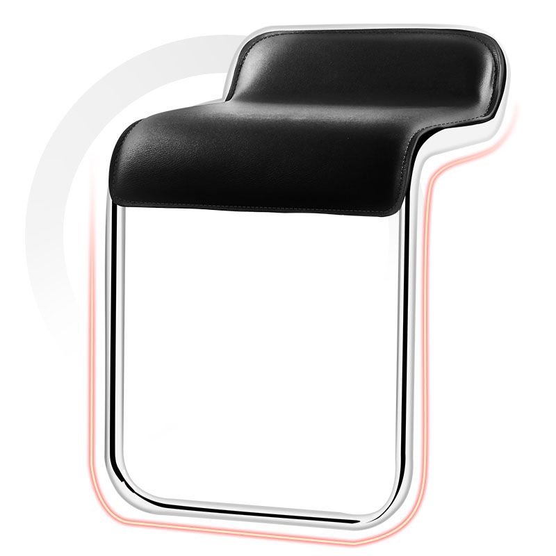 Faux Leather Bar Stools Adjustable Height Swivel Barstools with Footrest