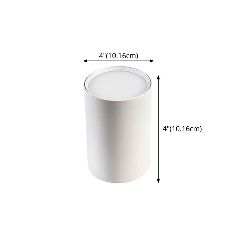 Cylindrische Kleding Shop Flush Light Metaal Minimalistische LED Flush Mount Downlight