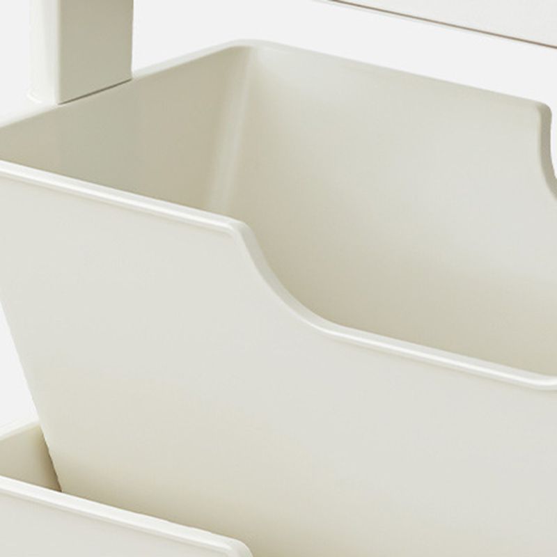 Contemporary Plastic/Acrylic Book Shelf Closed Back Bookcase