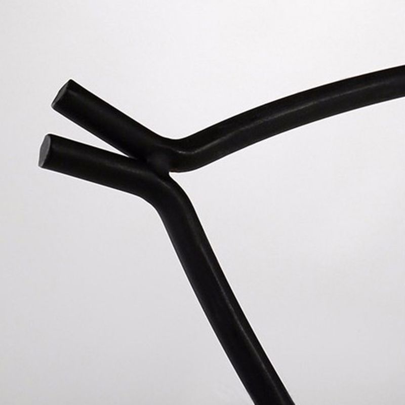 Pendant Lighting Fixture Industrial Style Dinning Room Hanging Ceiling Light with Fish Metal Shade in Black