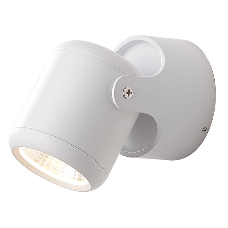 Half Cylinder Shade Single Light Reading Wall Light Modern Style Metal Wall Mount Light Fixture