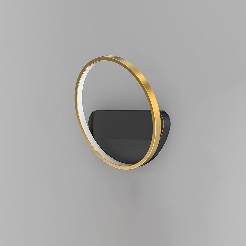 Modern Creative LED Wall Light Metal Acrylic Geometric Wall Lamp for Bedroom