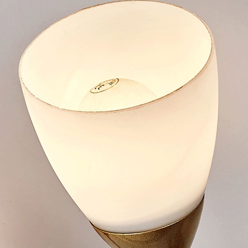 Contemporary Wall Sconce Flower Sconce Lighting with Glass for Bedroom