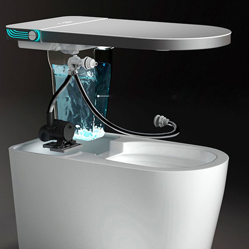 Modern Ceramic Flush Toilet Concealed Tank Toilet Bowl for Washroom