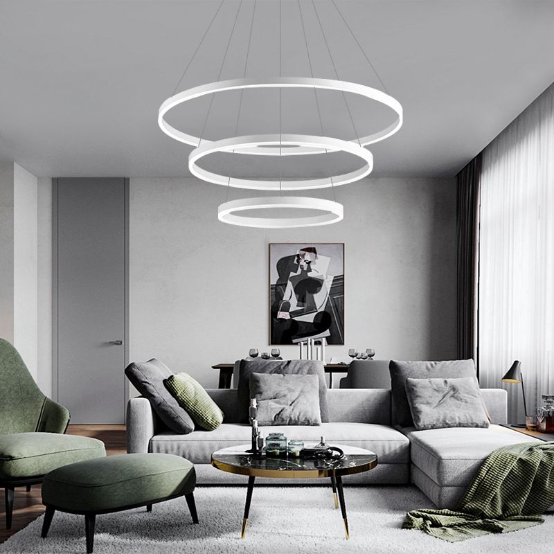 Pendre suspendant à lad la LED de style européen moderne pour salle à manger du salon