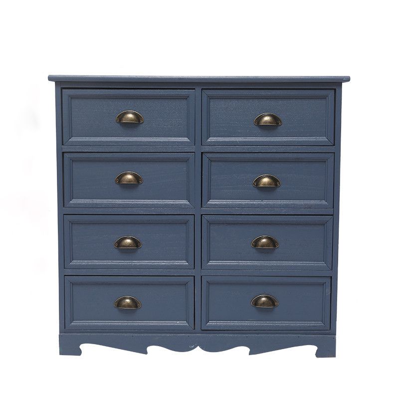 Traditional Style Storage Chest Bedroom Vertical Wooden Storage Chest Dresser with Drawers