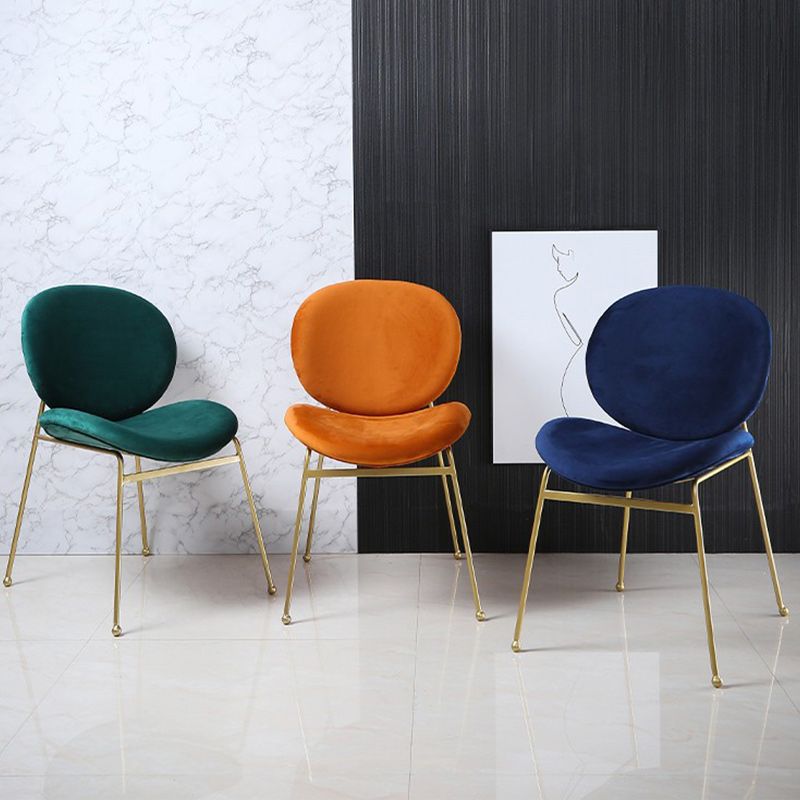 Upholstered Dining Chair Glam Style Side Chair for Dining Room