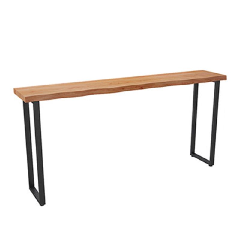 Industrial 1/2/6 Pieces Bar Table Set Wood Counter Table with High Stools