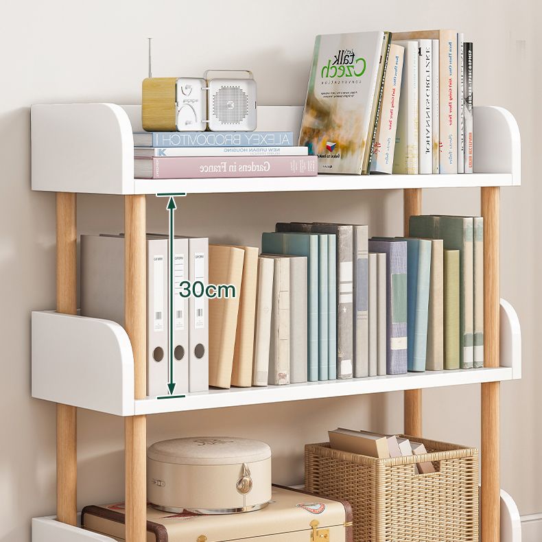 Scandinavian Bookshelf Engineered Wood Shelf Bookcase for Office