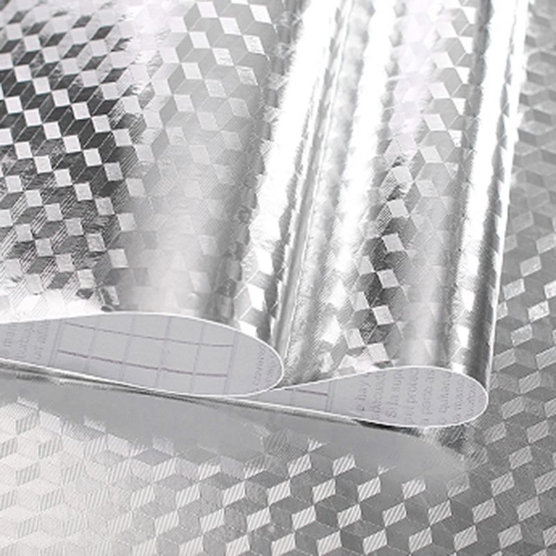 Single Tile Wallpaper Contemporary Kitchen Peel and Stick Backsplash