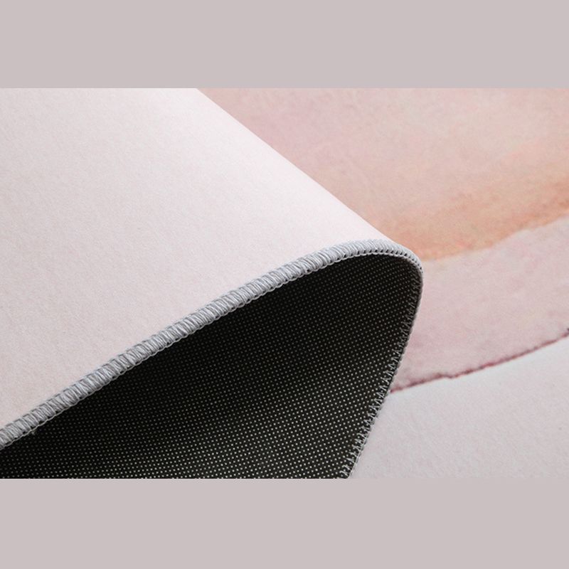 Vintage Home Decoration Rug Floral Pattern Area Carpet Polyester Stain Resistant Indoor Rug