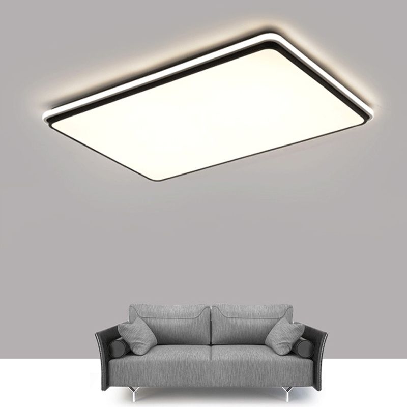 Lámpara de techo empotrada de aluminio Led geométrica dorada de estilo moderno con montaje empotrado