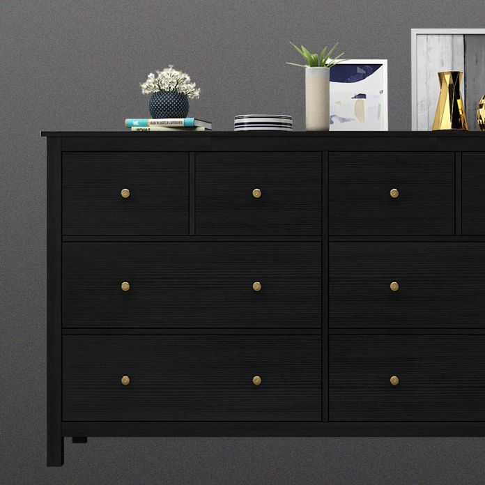 Classic Glam Storage Chest Wooden Storage Chest Dresser with Drawers