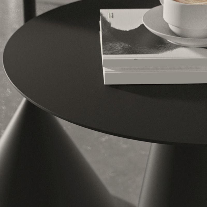 Pedestal Cocktail Table Set Mid-Century Metal Round Coffee Table