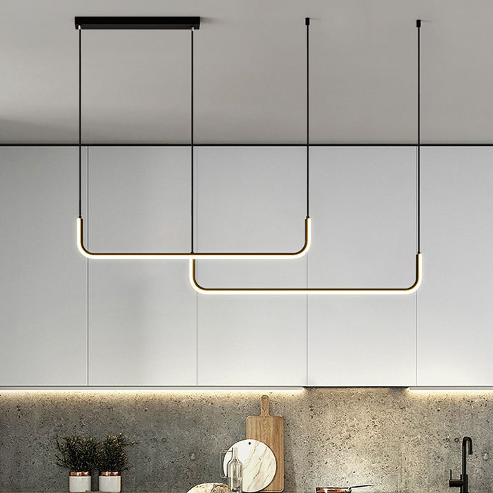 LED MODERNE LED LEIL SIMPLE SIMPLE PRENDANT PRENDANT LEMILTURE POUR LA RABLÈTE