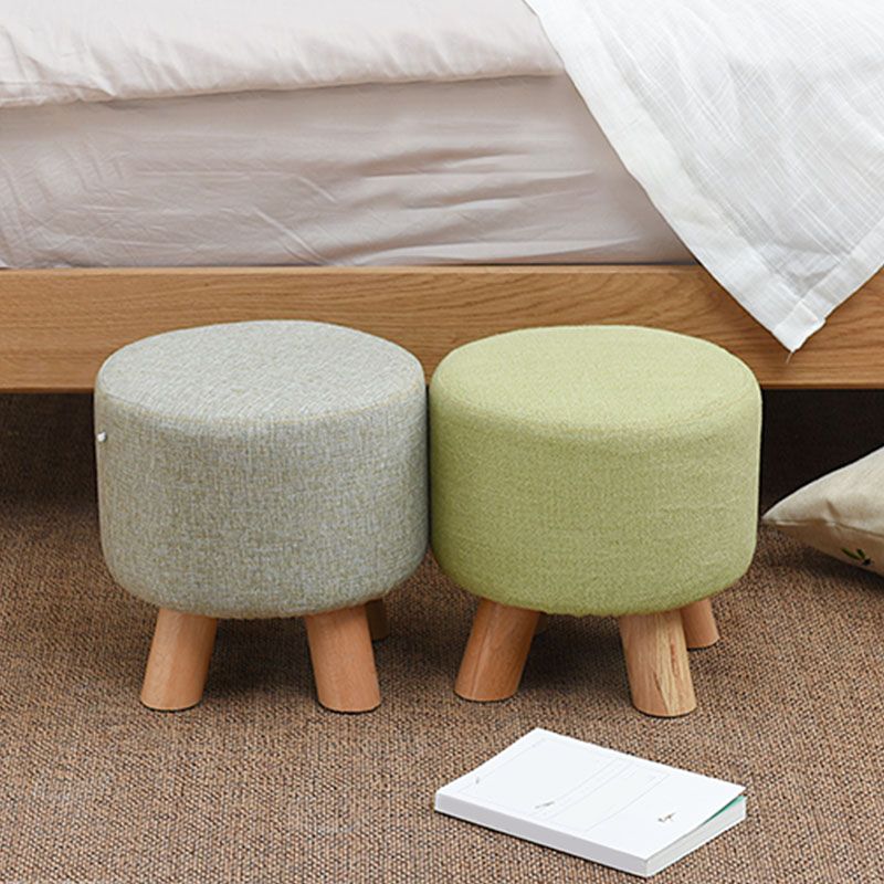 Fabric Standard Stool Modern Style Simple Household Footstool