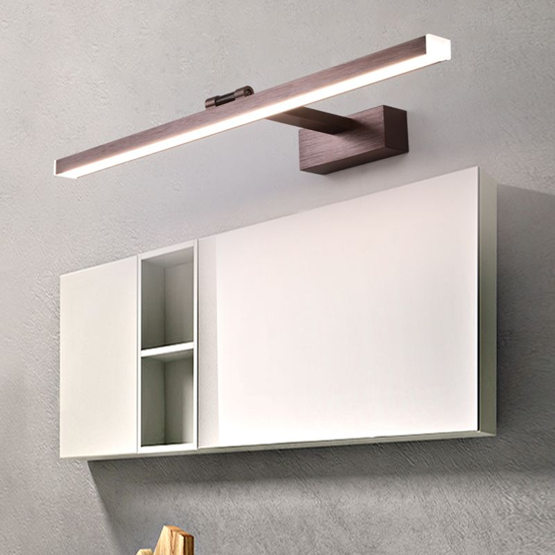 Modern Minimalist Style Linear Wall Mounted Vanity Lights Metal Vanity Lamp