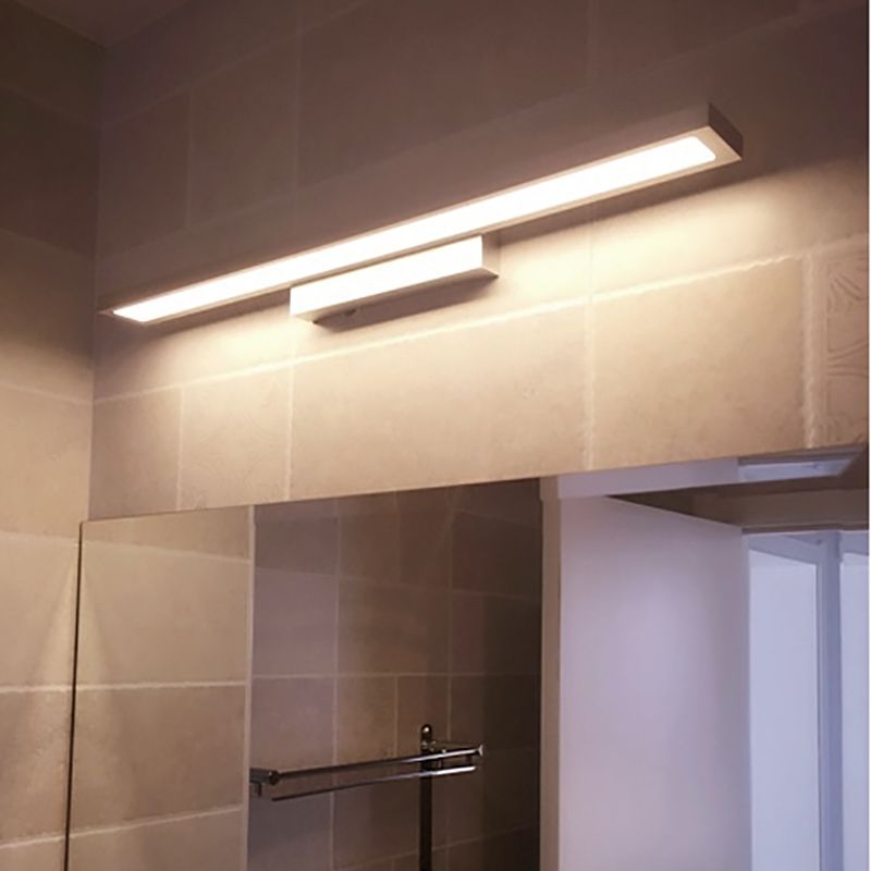 Lampada a specchio semplice a LED Moderna camera da bagno per bagno con applique