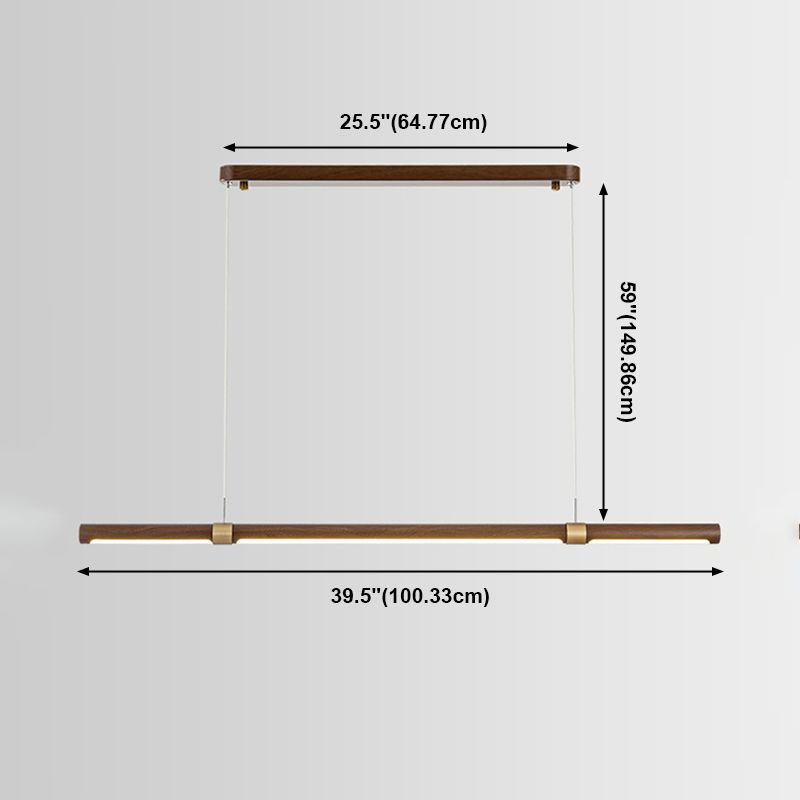 Nordique moderne suspendu à une salle à manger LED simple Cylinder Shape Pendante Lightage