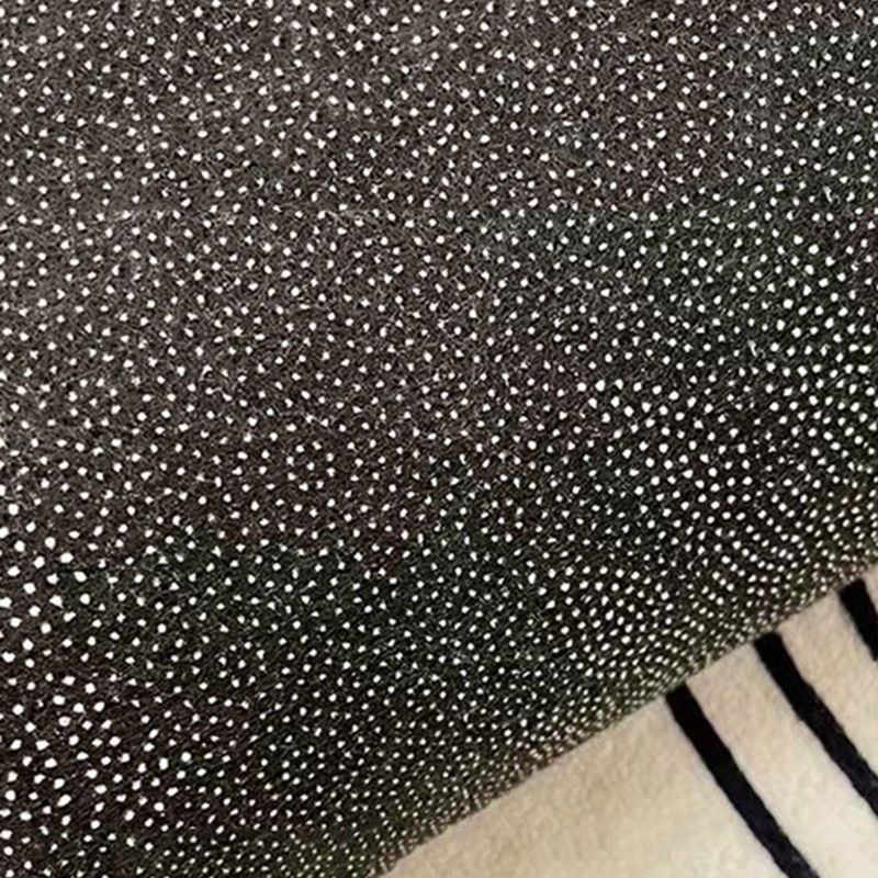 White Modern Rug Polyester Pattern Rug Stain Resistant Rug for Living Room