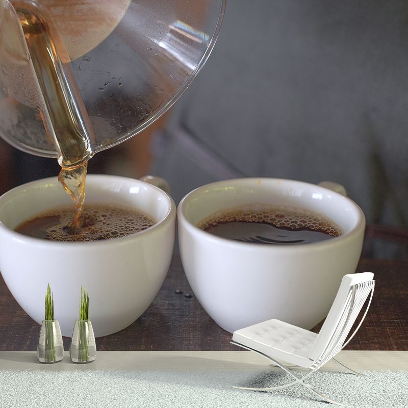 Coffee Mural Contemporary Style Wall Decor Coffee Shop Wall Murals, Waterproofing