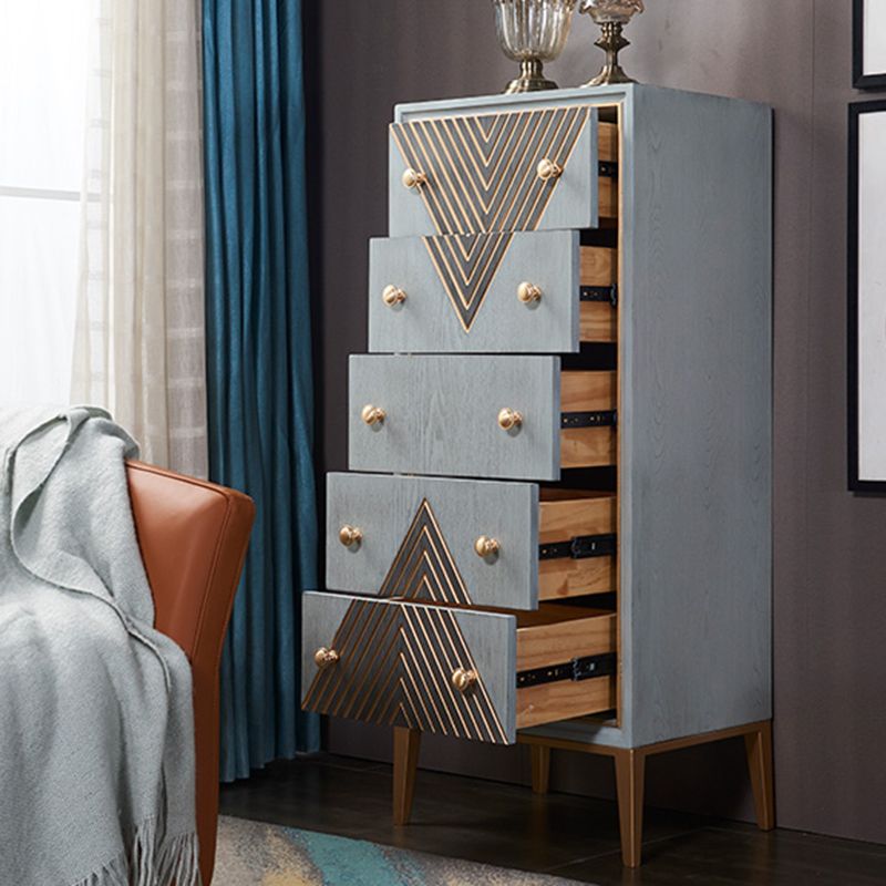 15.6/14.82 Inch Width Glam Storage Chest Manufactured Wood Dresser