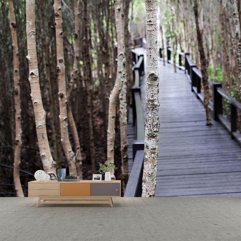 Eco-friendly Space Extension Mural Horizontal Photography for Room