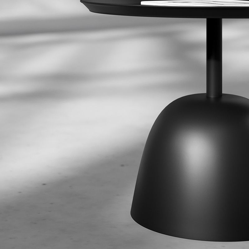 Medieval Modern Style Pedestal Base Design Circular Metal Table Side Table