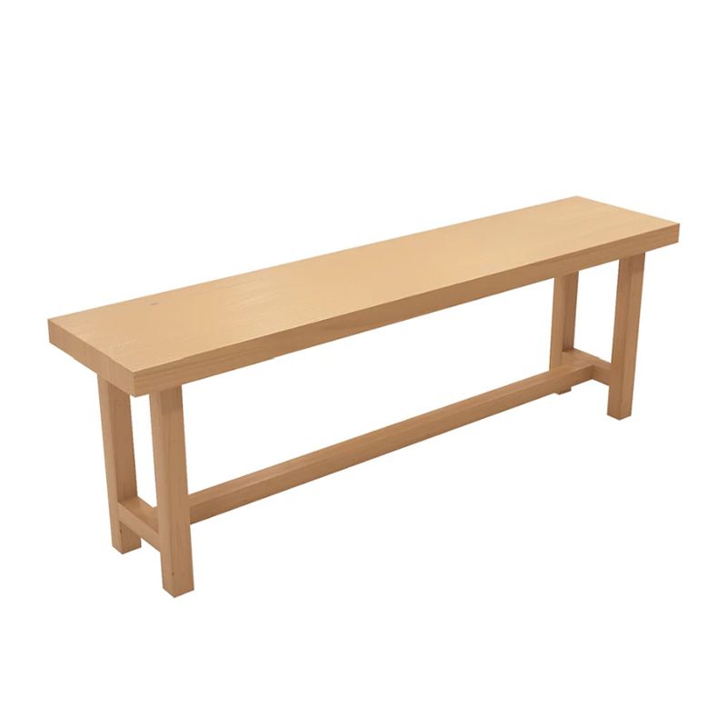 Modern Rectangular Pub Table Set 1/5 Pieces Wooden Counter Table with Backless High Stools