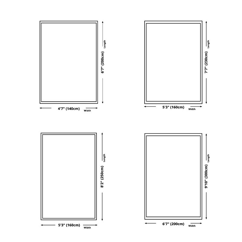 Beige Modern Carpet Polyester Color Block Carpet Washable Area Carpet for Living Room