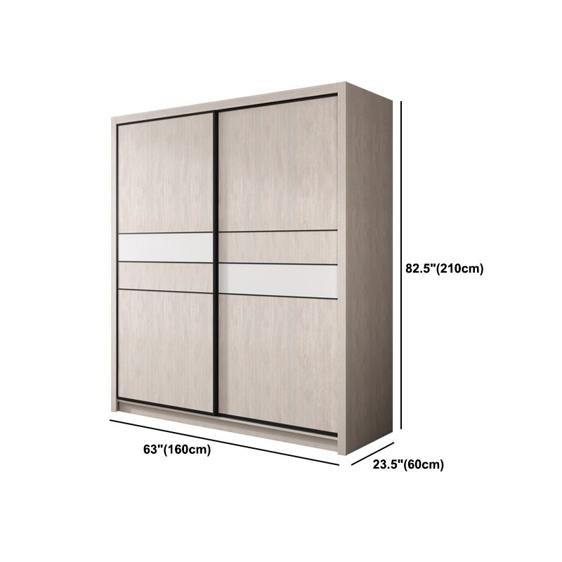 Modern Sliding Wardrobe Closet With Drawer Wooden Wardrobe Armoire