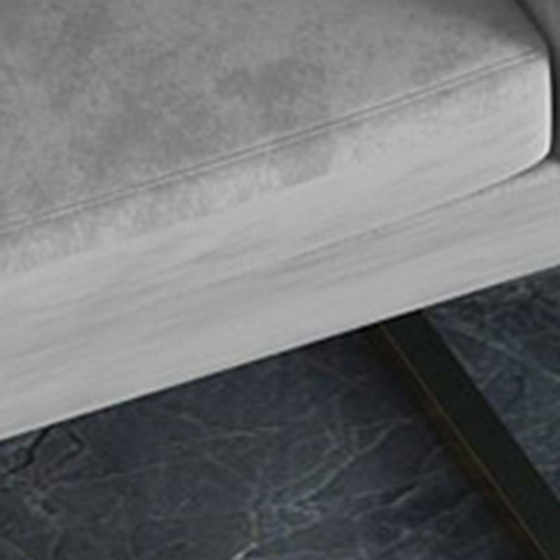 Modern Parsons Arm Chair Velvet Gold Base Dining Chair for Dining Room