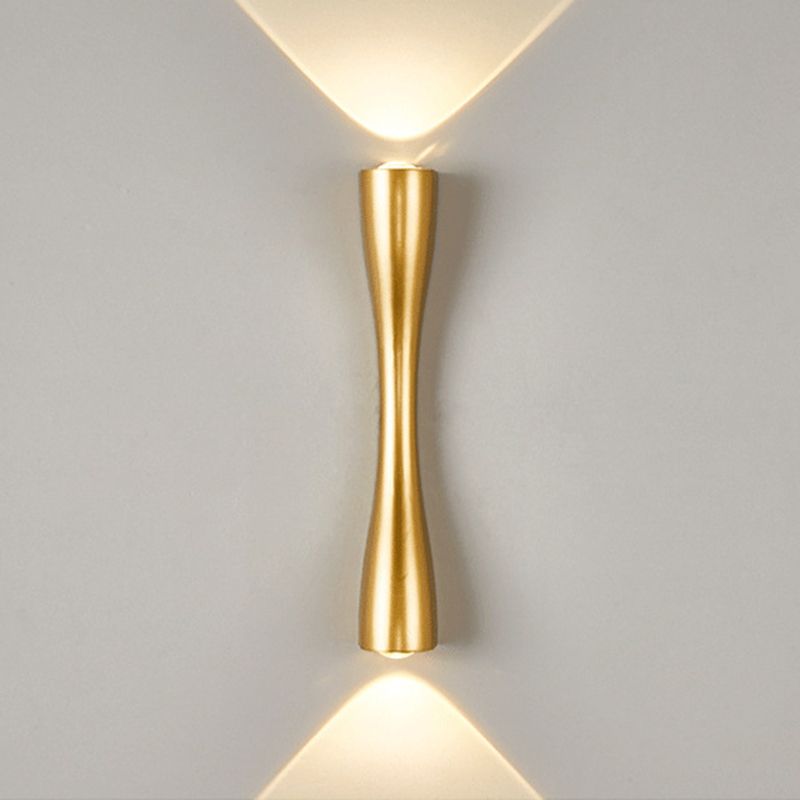 Mid-Century Tubes Wall Mount Light Fixture Metal 2 Lights Sconce