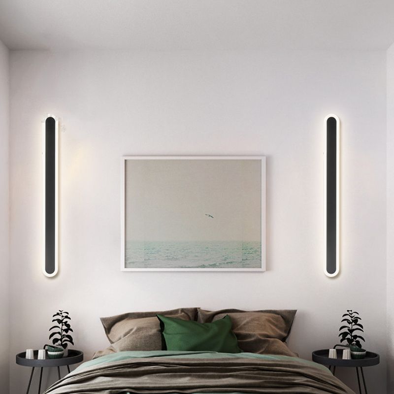 Lineare Form Metallwandbeleuchtung moderne 1-Licht-Wandleuchten