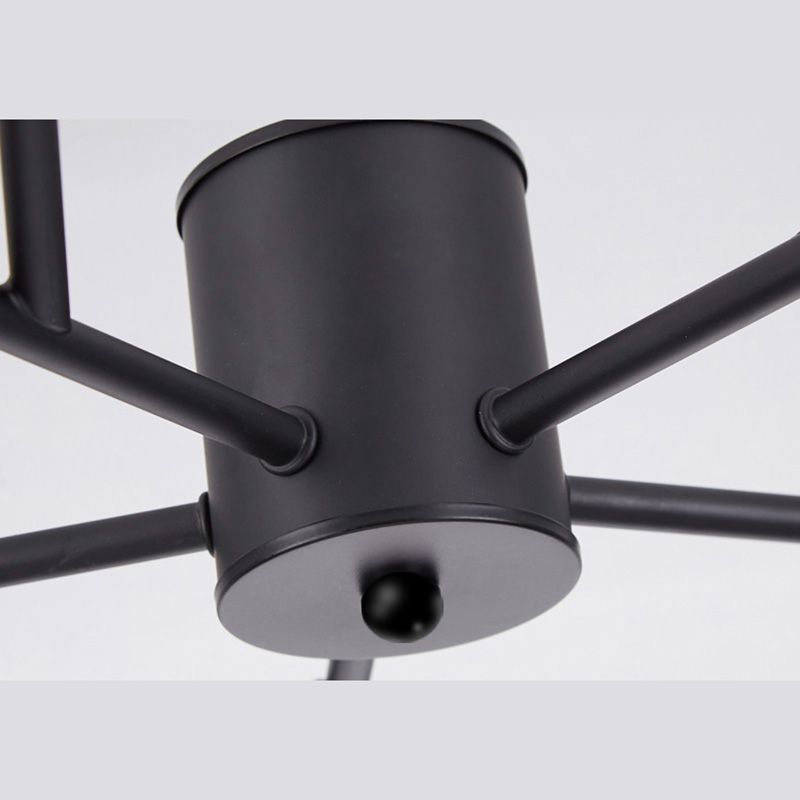 Luces de techo colgantes de rama de araña minimalista para dormitorio de sala de estar